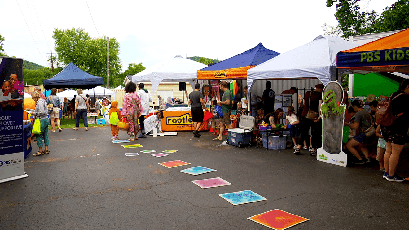 PBS Rootle Roadster Tour brings hands-on learning to Buncombe County