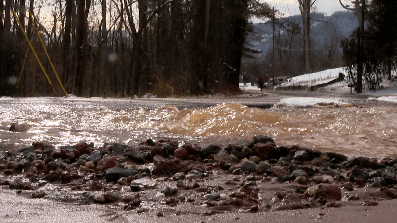 Cold snap breaks Asheville water main, affecting 15 to 20 homes