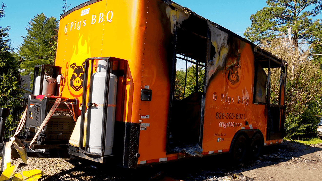 Leicester barbecue business vows to rebuild after fire destroys food truck