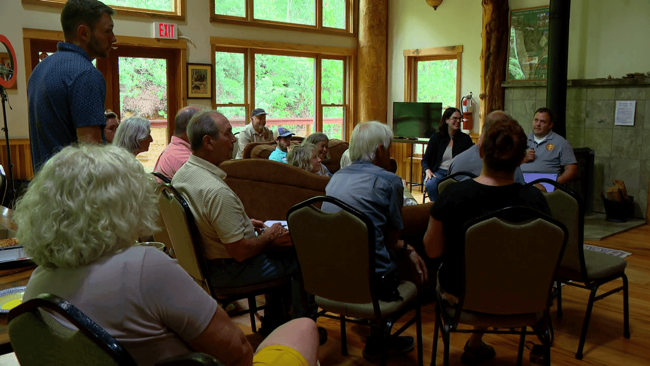 Residents press leaders on Helene recovery in Western North Carolina