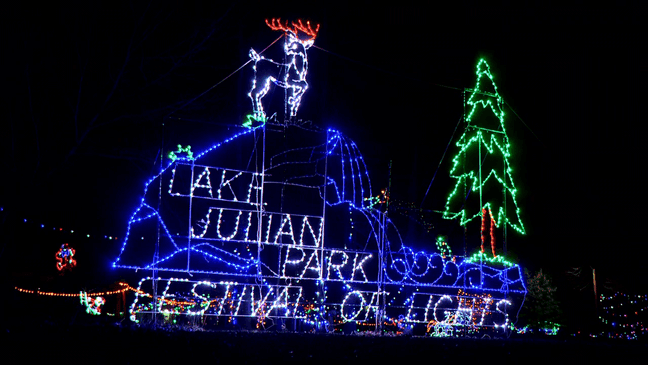 Lake Julian Festival of Lights Returns, Benefits Special Olympics and Community