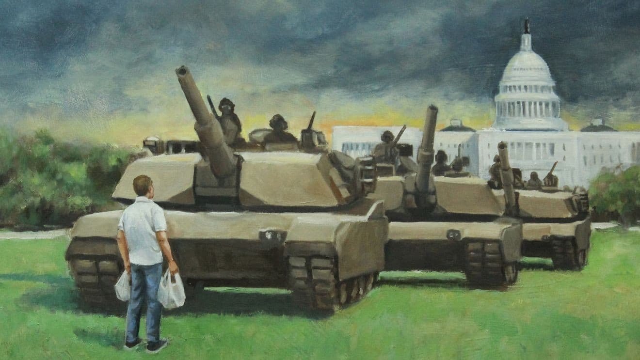 River Arts District exhibit confronts polarization, war and climate change