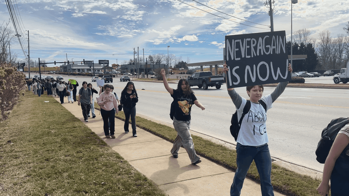Students Stage Walkouts at Multiple Buncombe County High Schools Against ICE