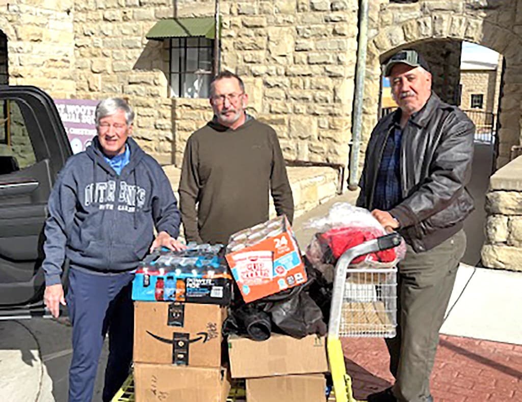 Pueblo Businessman Delivers Supplies to Veterans at Fort Wootton, Trinidad