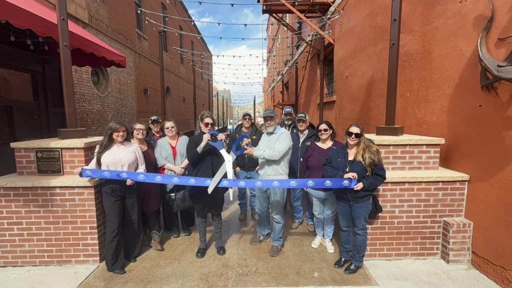 Downtown Trinidad Celebrates Ribbon Cutting for Alley A Breezeway Project