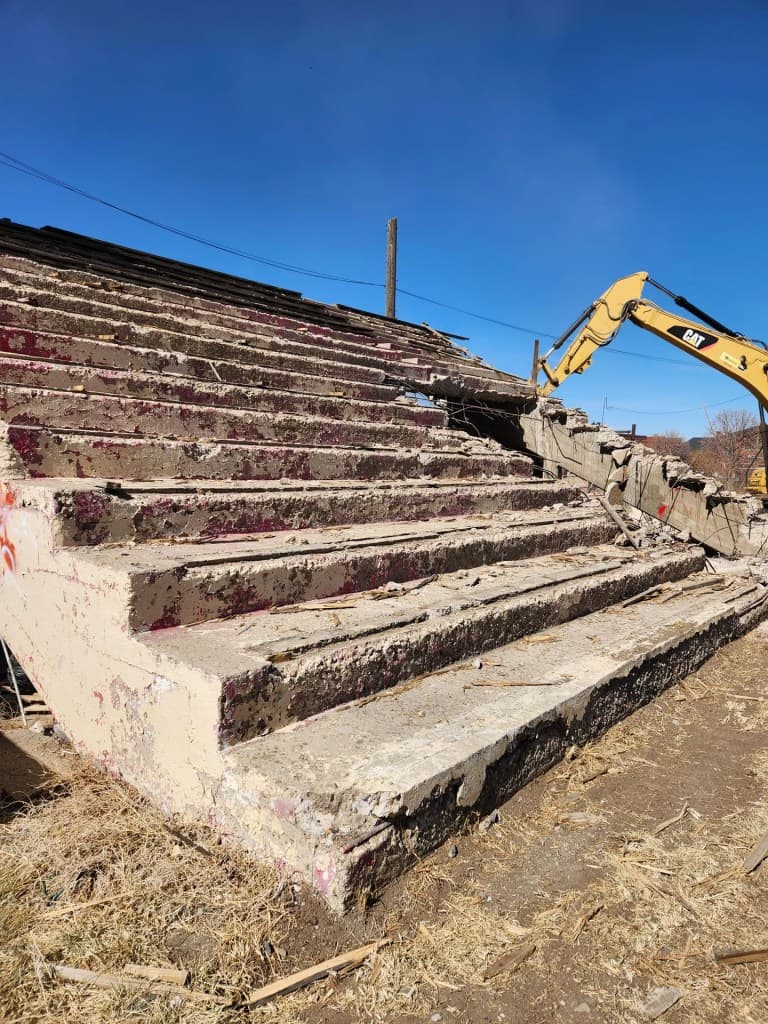 Trinidad Catholic Tiger Stadium Bleachers Demolished, Ending Decades of Community Memories