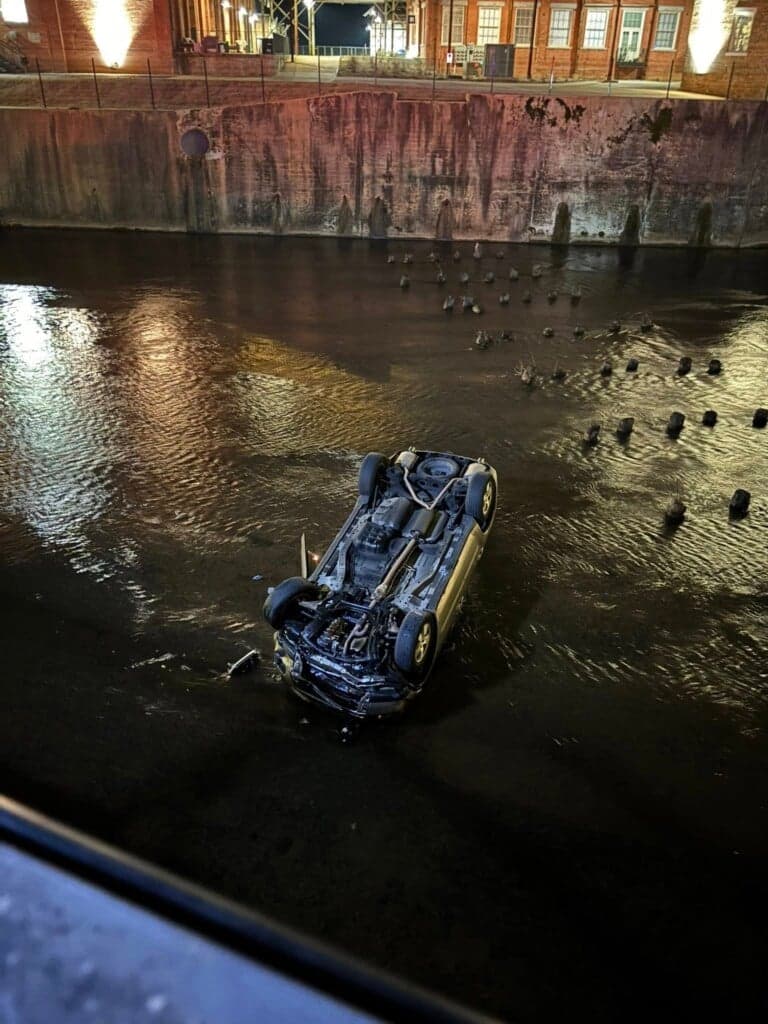 Overturned SUV Found in Autauga Creek; Driver Hospitalized, Prattville Police Investigate