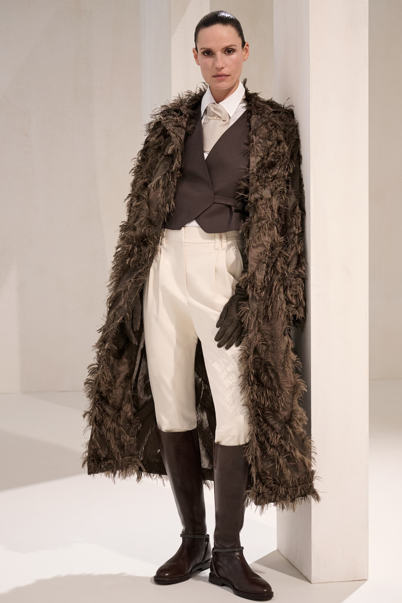 Brunello Cucinelli Fall/Winter 2026 Show Spotlights Handcrafted Details At Casa Cucinelli