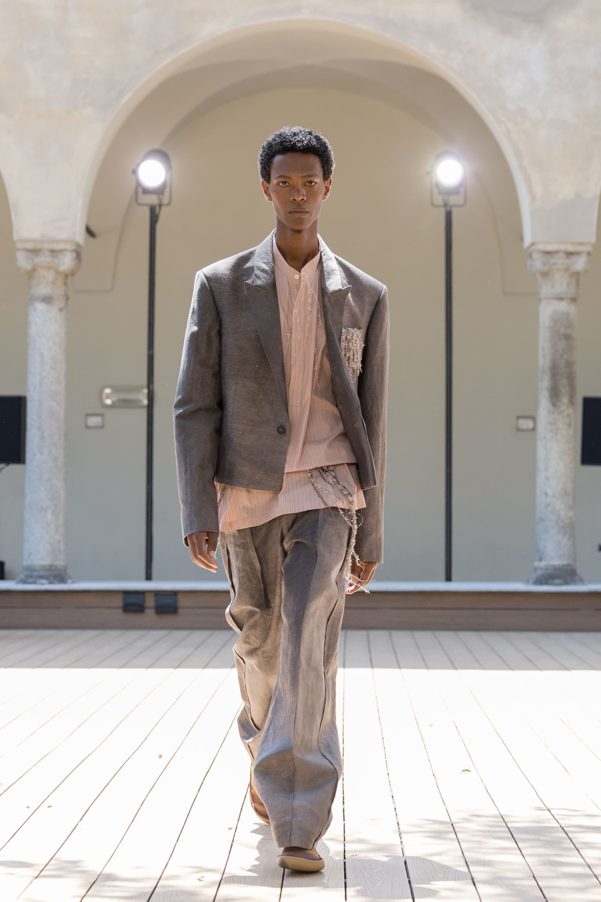 Qasimi turns inside out tailoring into a handmade craft statement