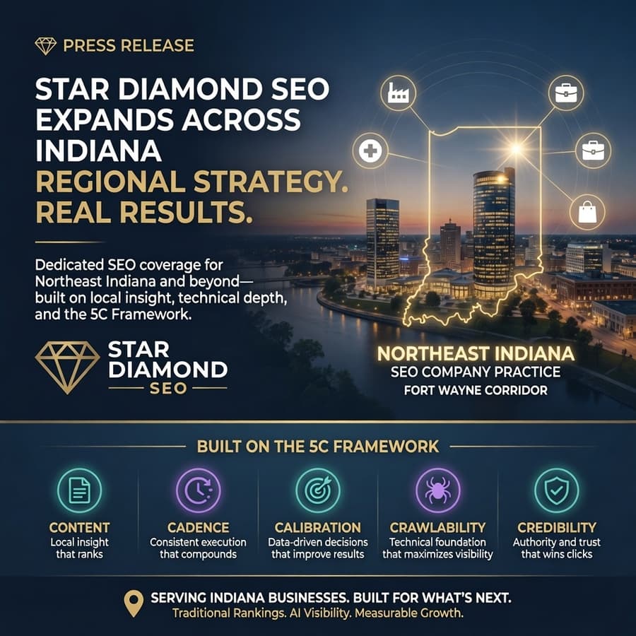 Star Diamond SEO expands Indiana services with regional growth model