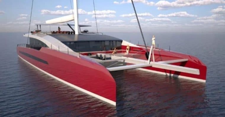 FC Cube 125 launches in Lorient as world's largest composite multihull