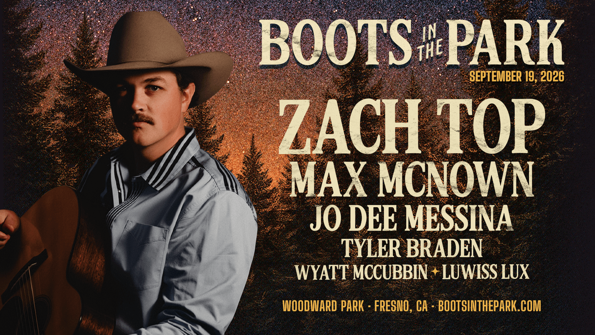 Boots in the Park Fresno unveils fall lineup, tickets start at $79