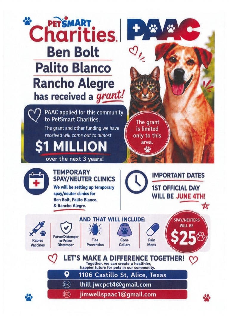 Low-cost spay and neuter clinic opens in Jim Wells County