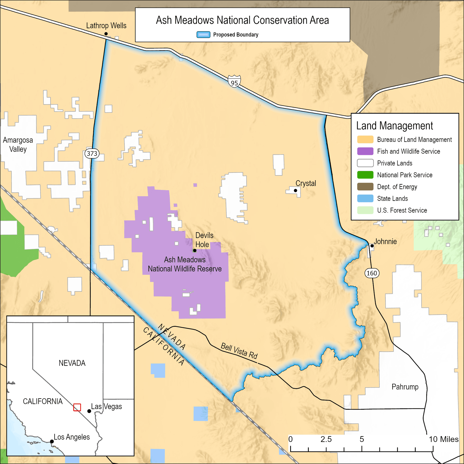 Amargosa Valley residents warn proposed conservation area would expand federal control