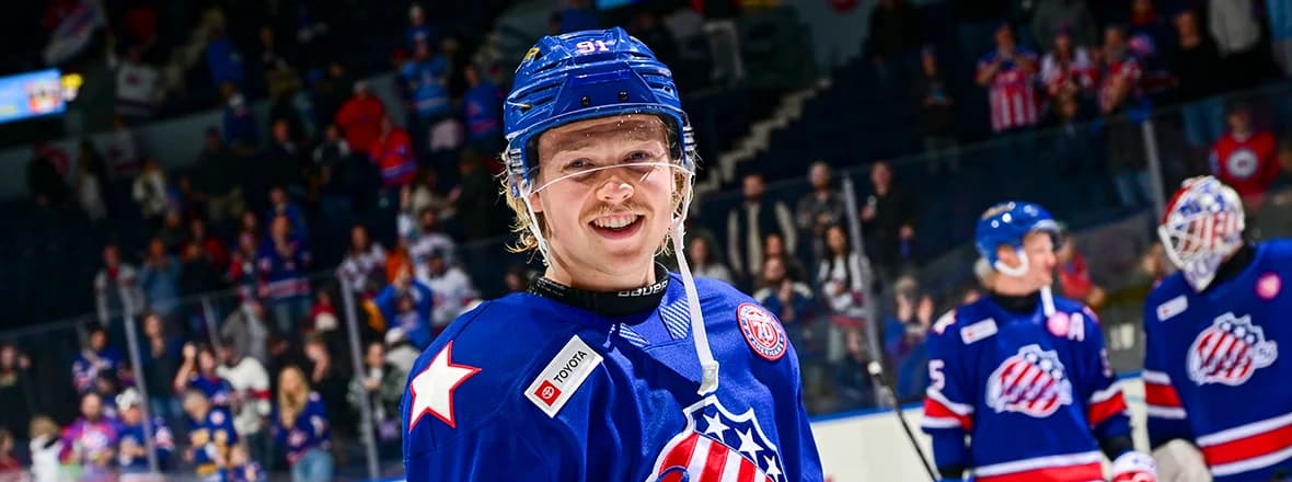 Helenius Sets Amerks Teenage Points Record, Fuels Playoff Push