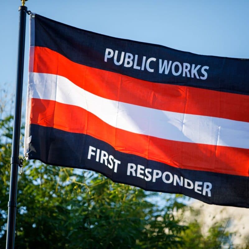 Lordsburg Ena Mitchell Senior Center Approves Wall of Honor, First Responder Flag