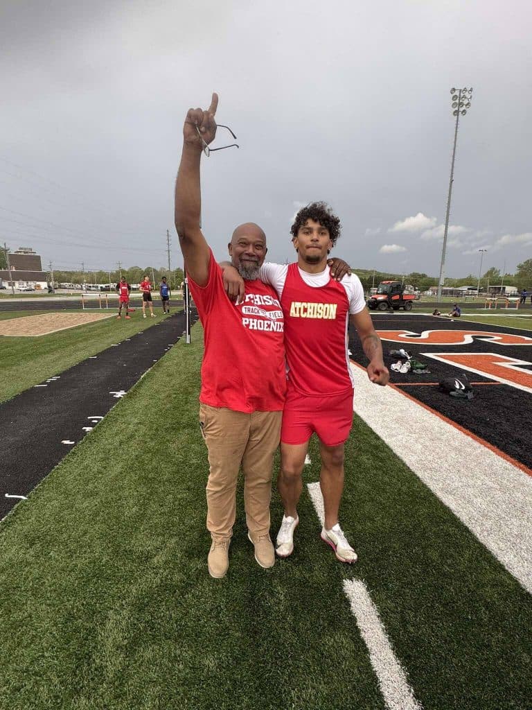 Atchison senior breaks 39-year triple jump record in second meet