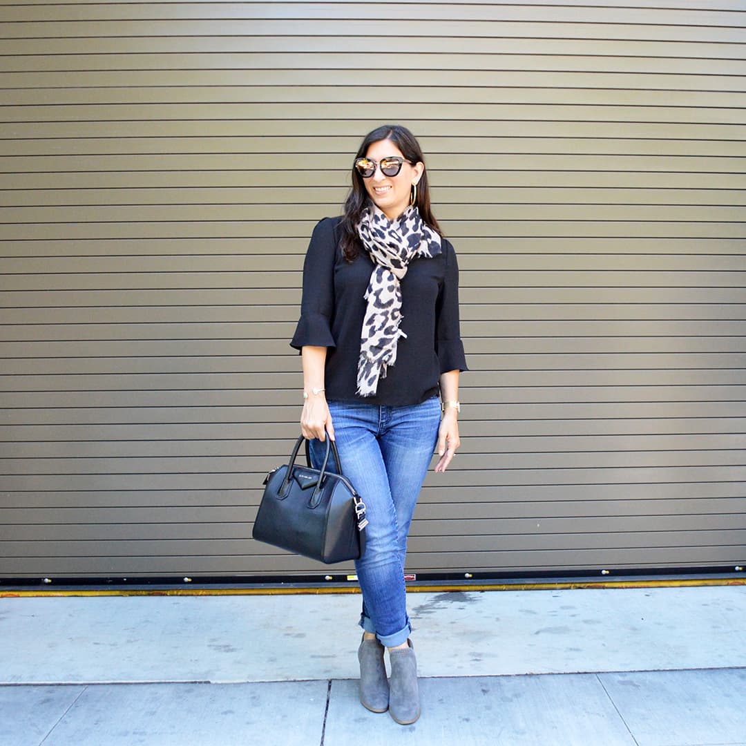 Build Your Spring Casual Capsule With Knits, Denim, and Layered Jewelry