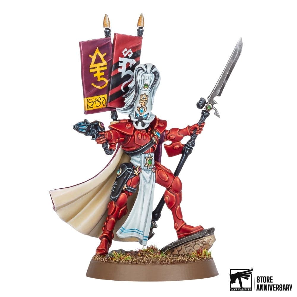 Warhammer Community unveils 2026 store anniversary Aeldari Autarch and Vampire Lord