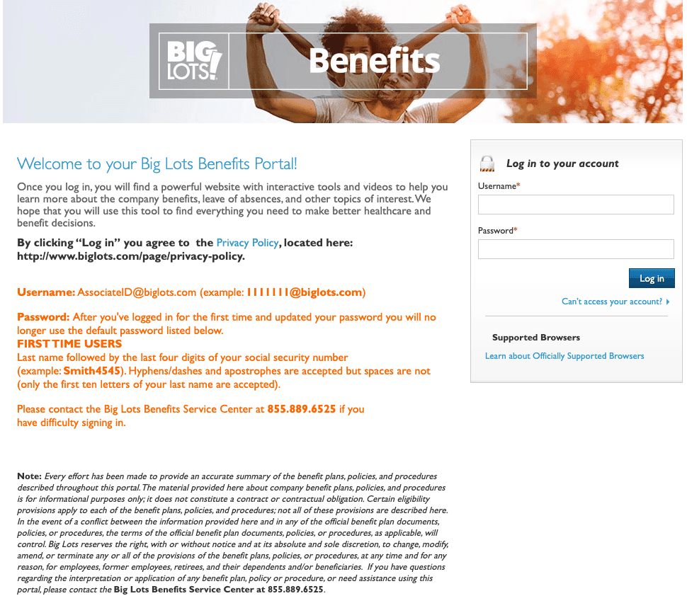 Big Lots employees can compare health plans by total out-of-pocket costs