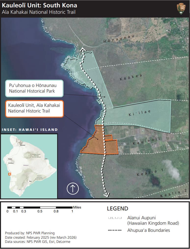 NPS Seeks Public Input on 95-Acre South Kona Shoreline Management Plan