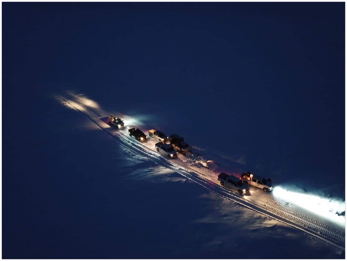 North Slope Borough winter trail links villages for seasonal supplies