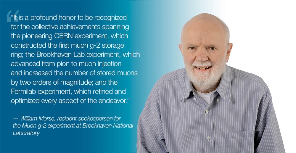 Brookhaven physicist wins Breakthrough Prize in global muon study