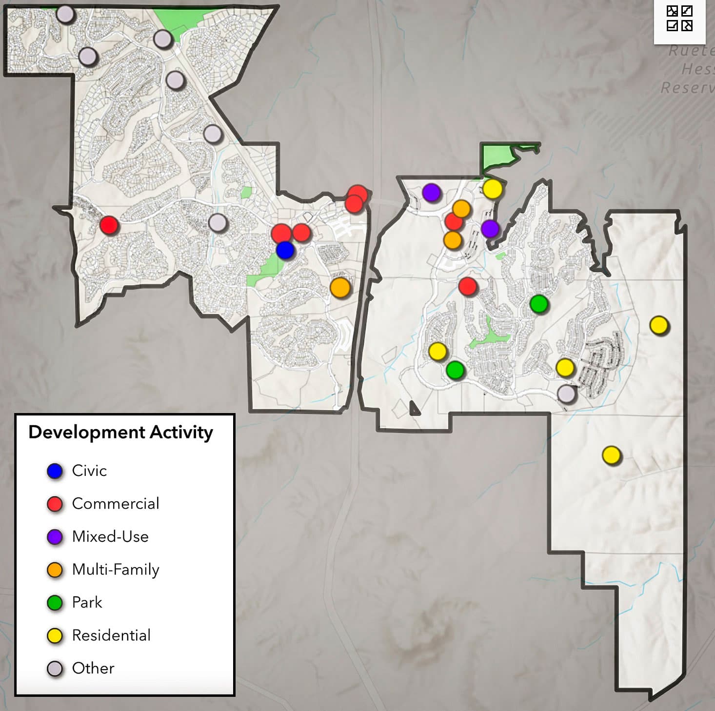 Castle Pines Reports More Than 20 Active Development Projects, Map Available