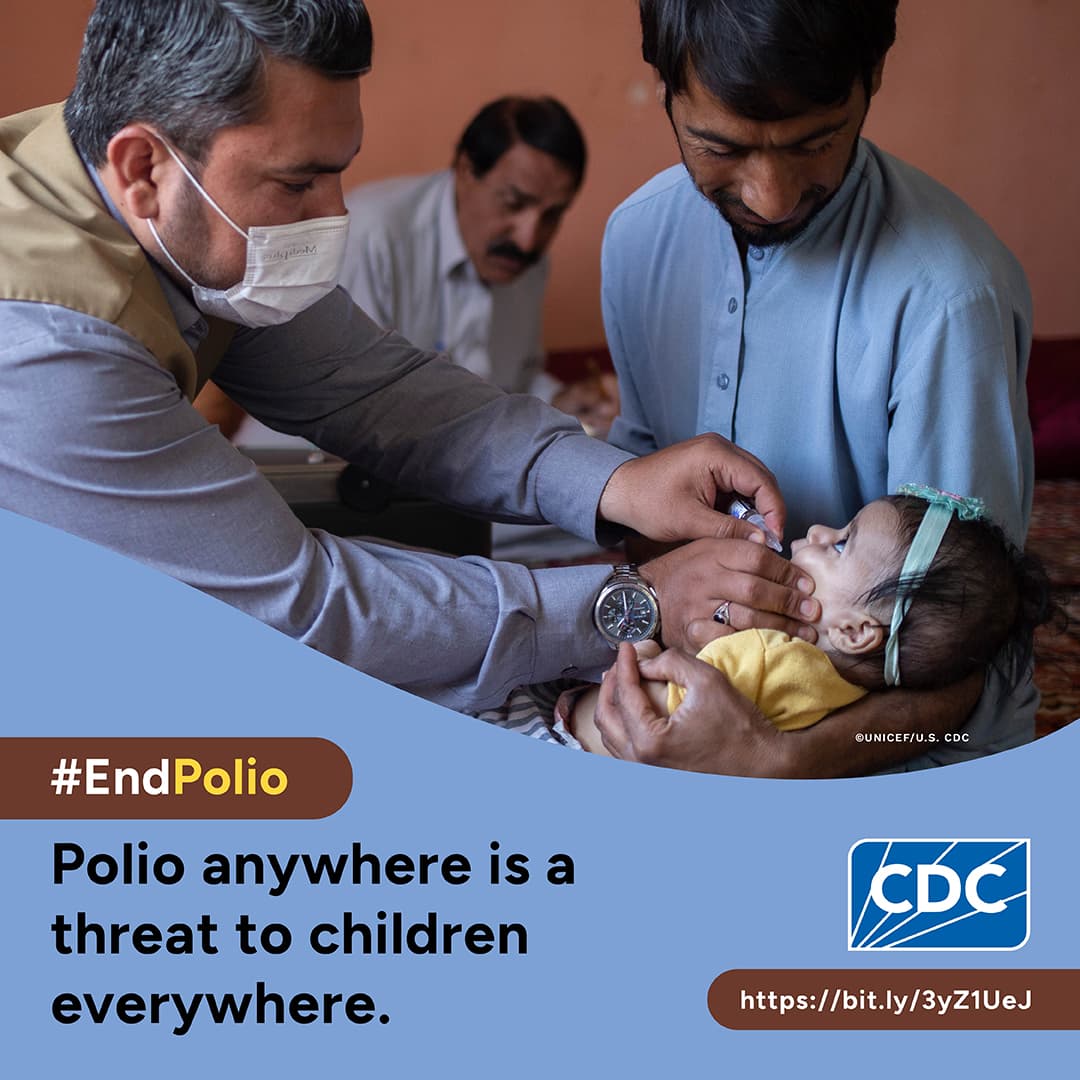 CDC Adds Laos and Namibia to Global Polio Travel Warning Covering 32 Countries