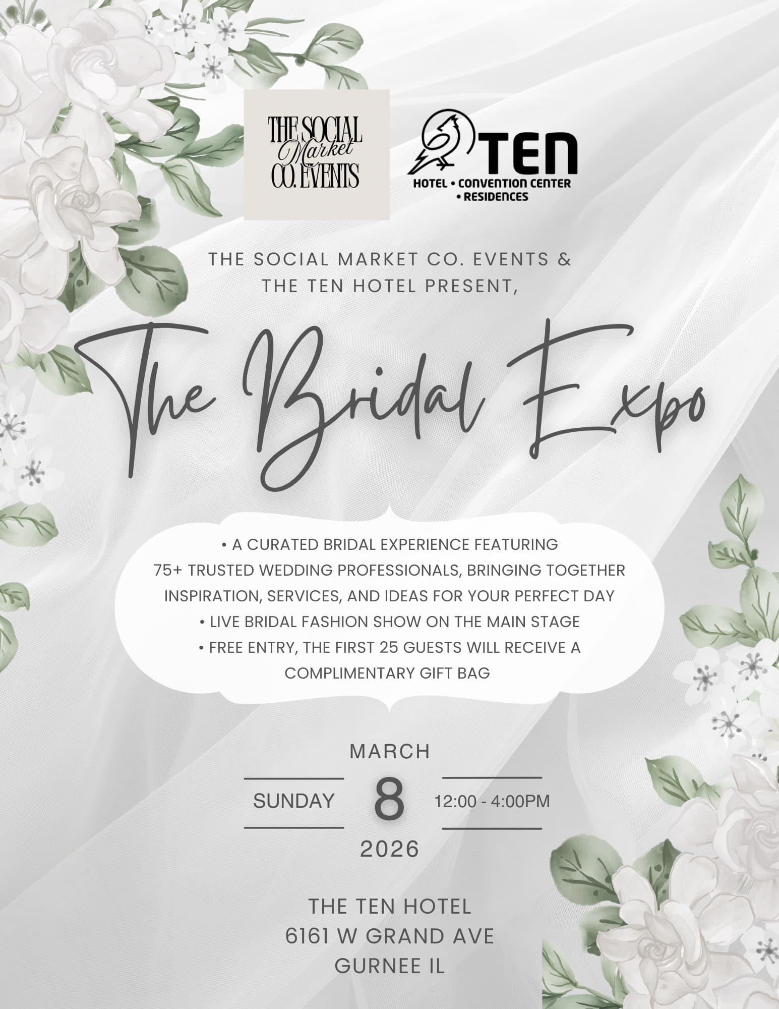Gurnee’s The Ten Hotel Debuts Bridal Expo with $50,000 Wedding Giveaway