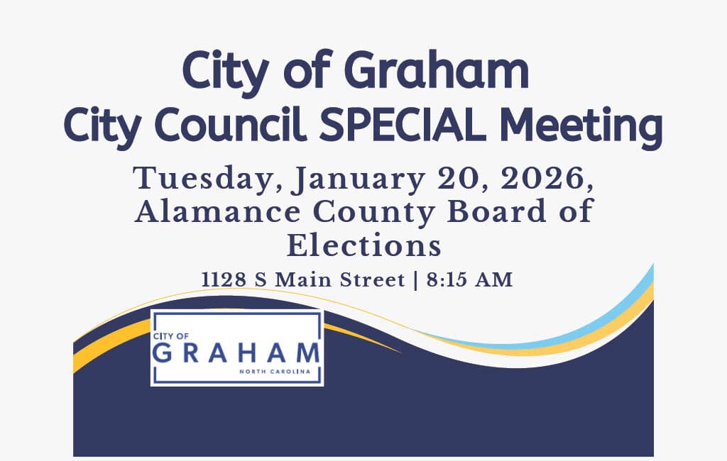 Graham Announces Jan. 20 Budget Planning Session, Offices Closed Jan. 19