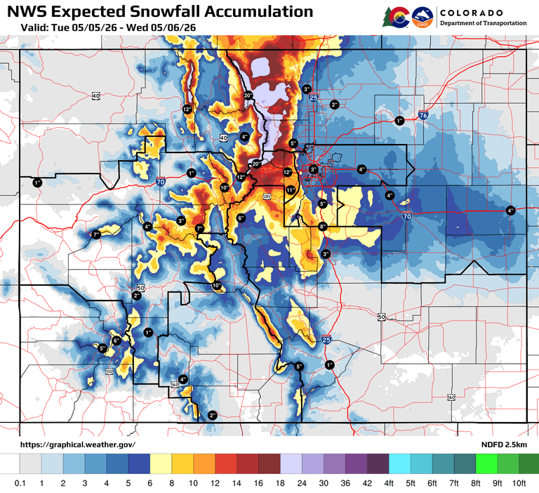Colorado storm advisory warns of winter driving on Southwest passes