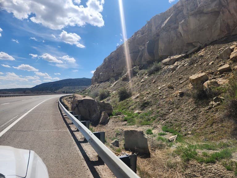 US-550 Rockfall Work Near Durango Causes Delays April 6-10
