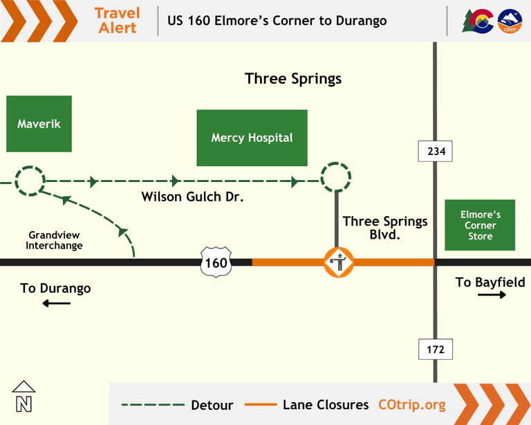 CDOT paving work on Highway 160 will slow Durango summer traffic
