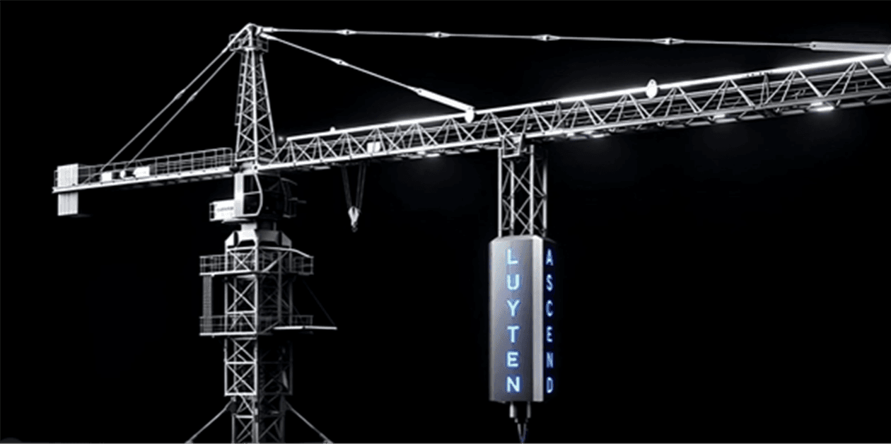 Luyten mounts 3D printer on tower crane for 100-meter buildings
