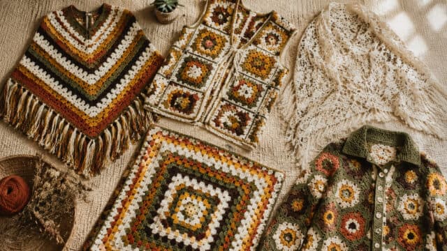Why 1970s crochet still fits modern wardrobes and homes
