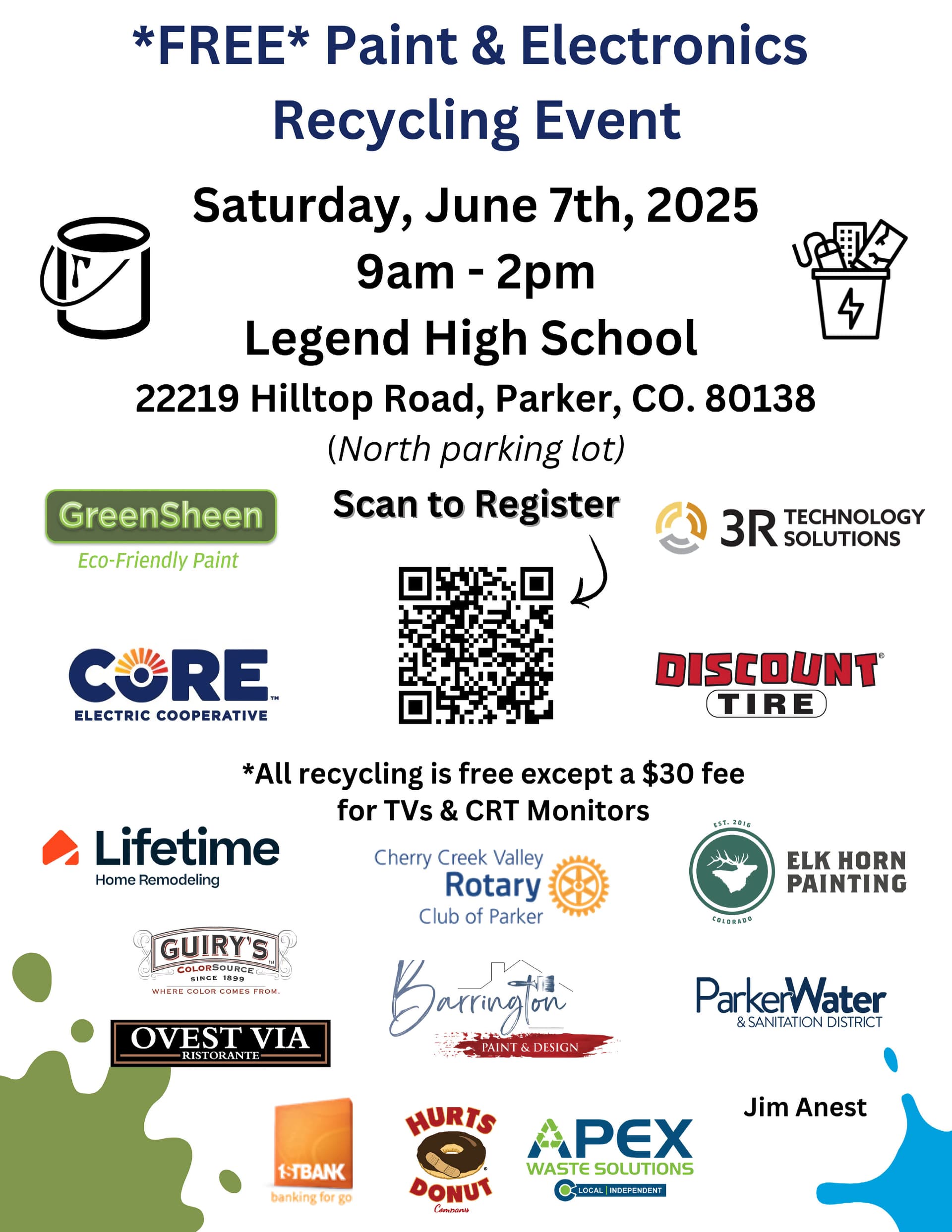 Parker recycling event offers free paint and electronics drop-off