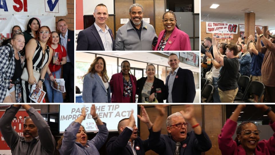 Culinary Union Rallies Hundreds of Tipped Workers for No Taxes on Tips Push