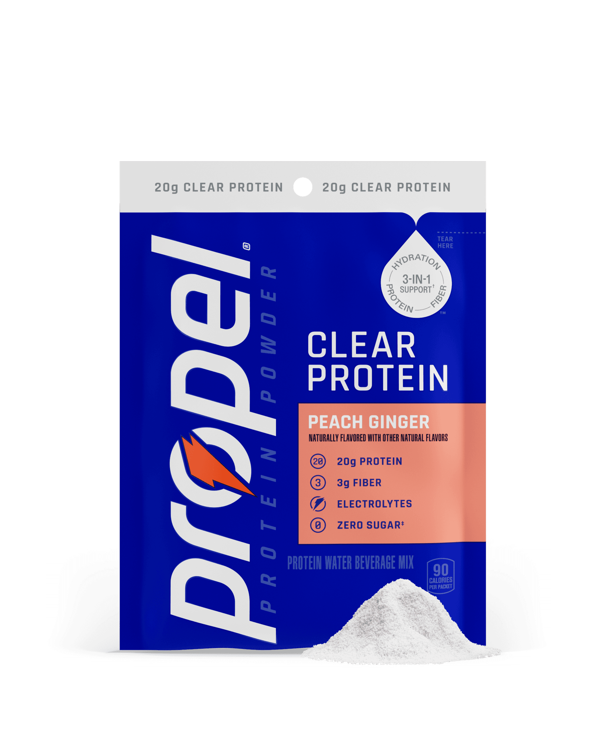 Propel launches clear protein mix with electrolytes, fiber and 20 grams whey protein