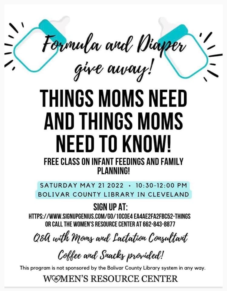 Women’s Resource Center plans formula and diaper giveaway at library