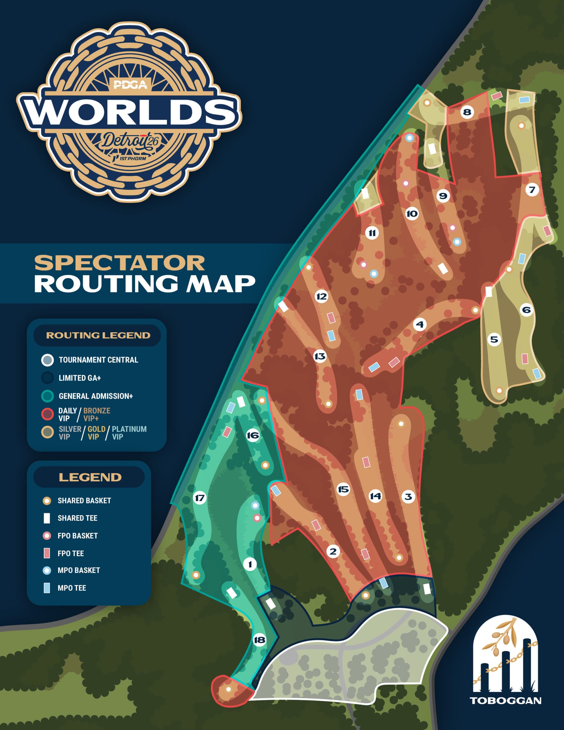 PDGA course design shows how land use shapes disc golf courses