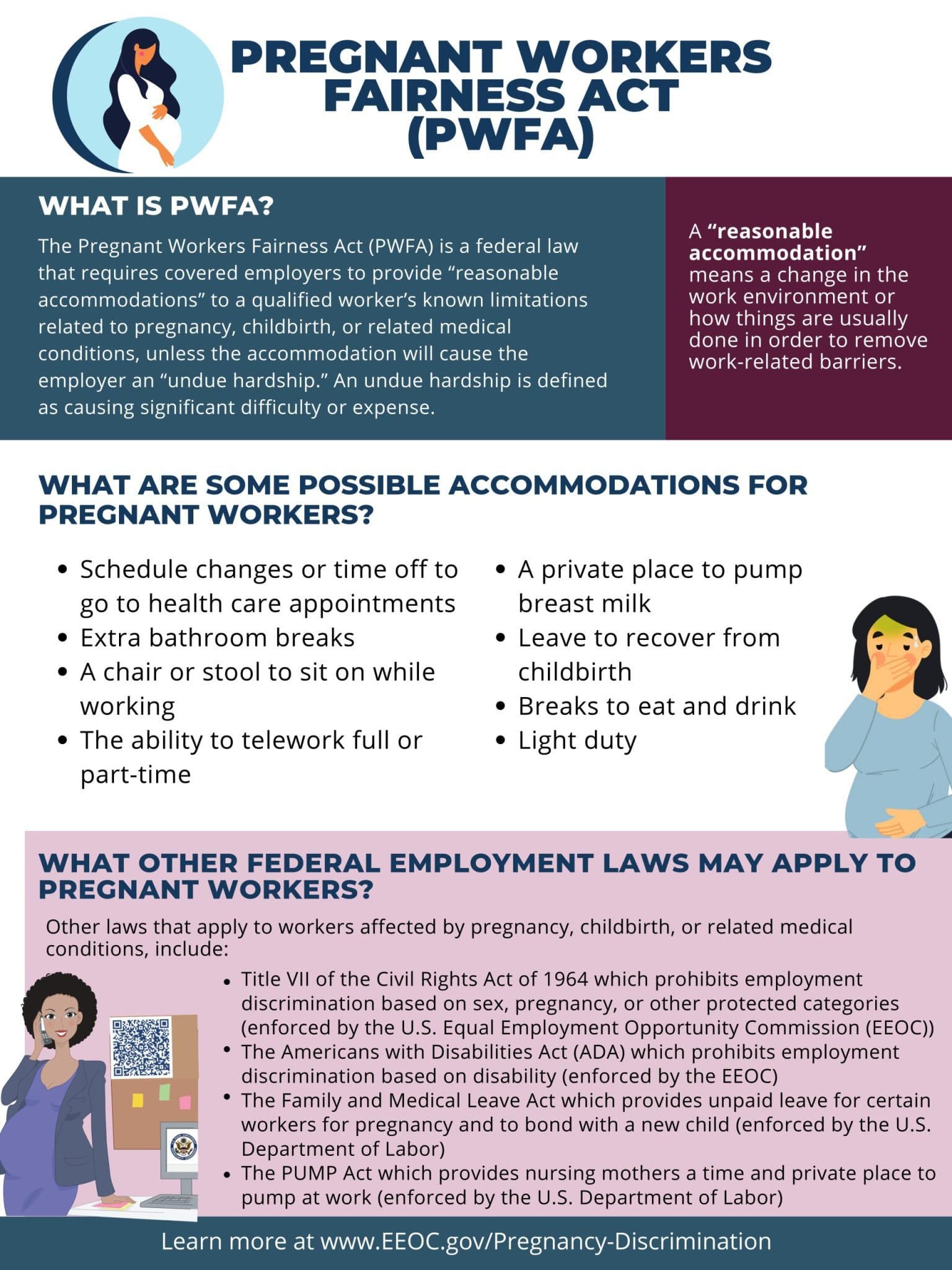 Big Lots pregnant workers can request accommodations under federal law