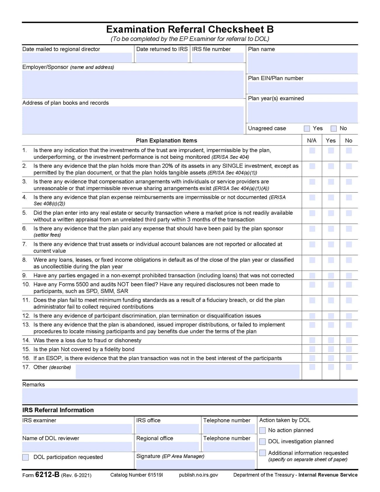 Labor Department page explains retirement plan documents employees should receive