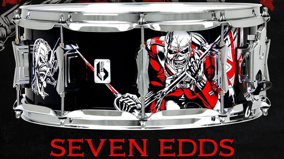 Nicko McBrain launches limited Iron Maiden collector snare drum