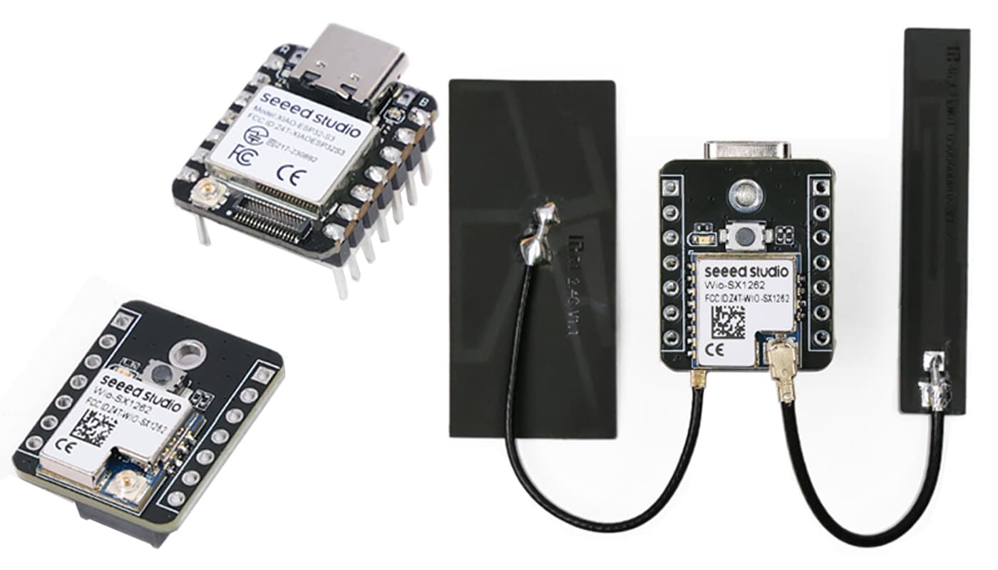 Tiny Meshtastic node pairs Seeed XIAO ESP32S3 with Wio SX1262
