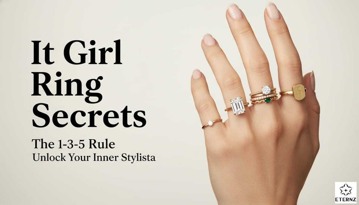 1-3-5 Ring Stacking Rule: Styling Gold, Diamond, Silver for Indian Outfits