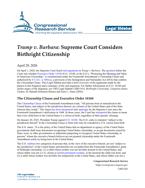 Supreme Court nears ruling on Trump bid to end birthright citizenship