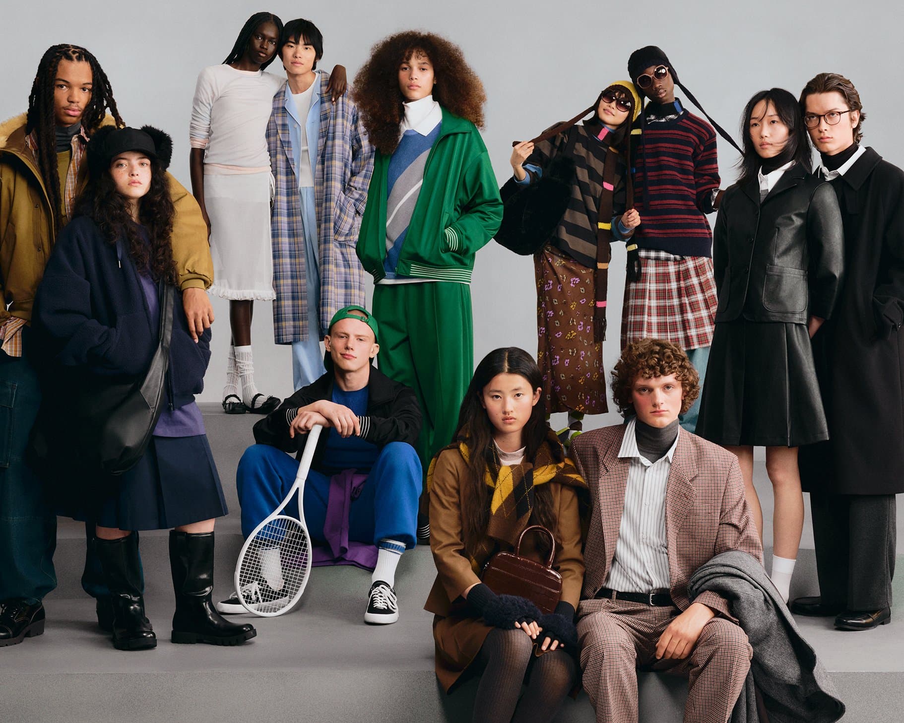 GU's first fall collection champions effortless mixing and personal style