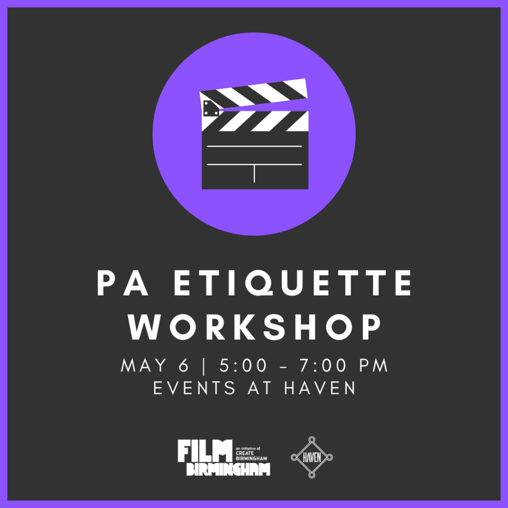 Film Birmingham workshop teaches set etiquette for aspiring production assistants