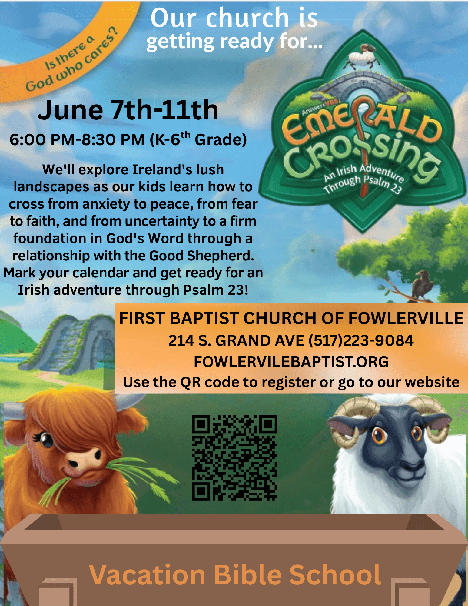 Victory Lutheran Church plans Emerald Crossing vacation Bible school in Jamestown